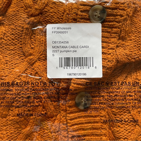 NEW Free People Montana Cable Cardigan - Picture 14 of 15